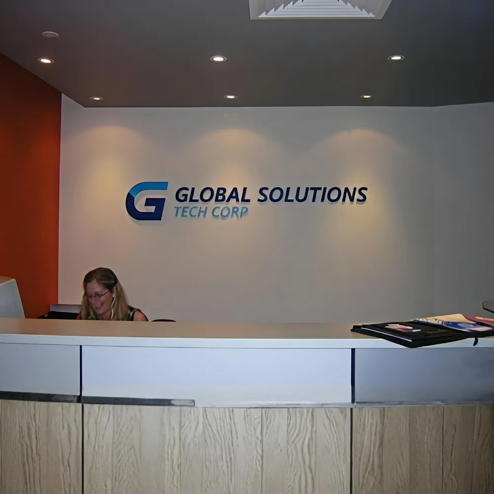 Logo 3mm Acrylic Sign for Reception 